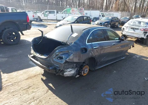 2019 Mercedes-Benz C 300 4Matic из США, поврежденный, VIN 55SWF8EB2KU299320